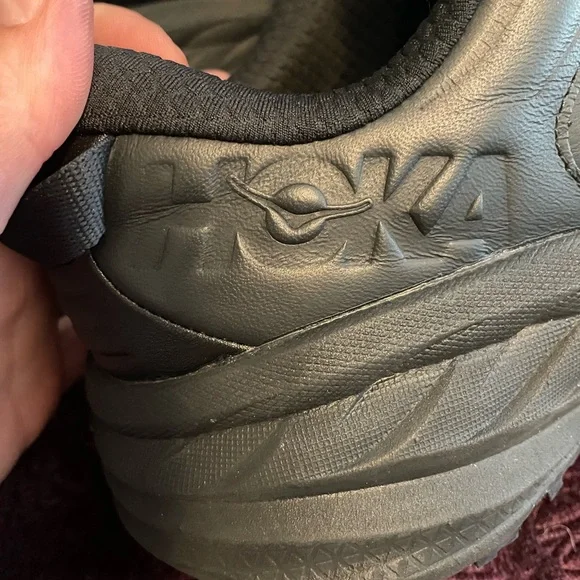 Hoka One One Bondi SR Womens Running Shoes Size 7.5 Slip Resistant 1110521-BBLC - Picture 9 of 10